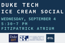 digital sign with event details for ice cream social